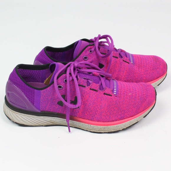 pink and purple under armour shoes
